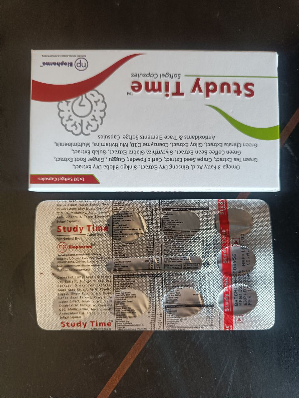 Study Time™  Softgel Capsules