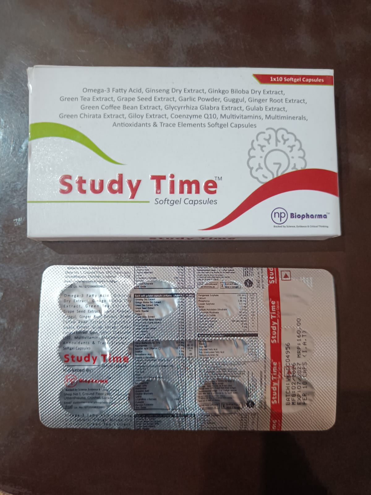 Study Time™  Softgel Capsules